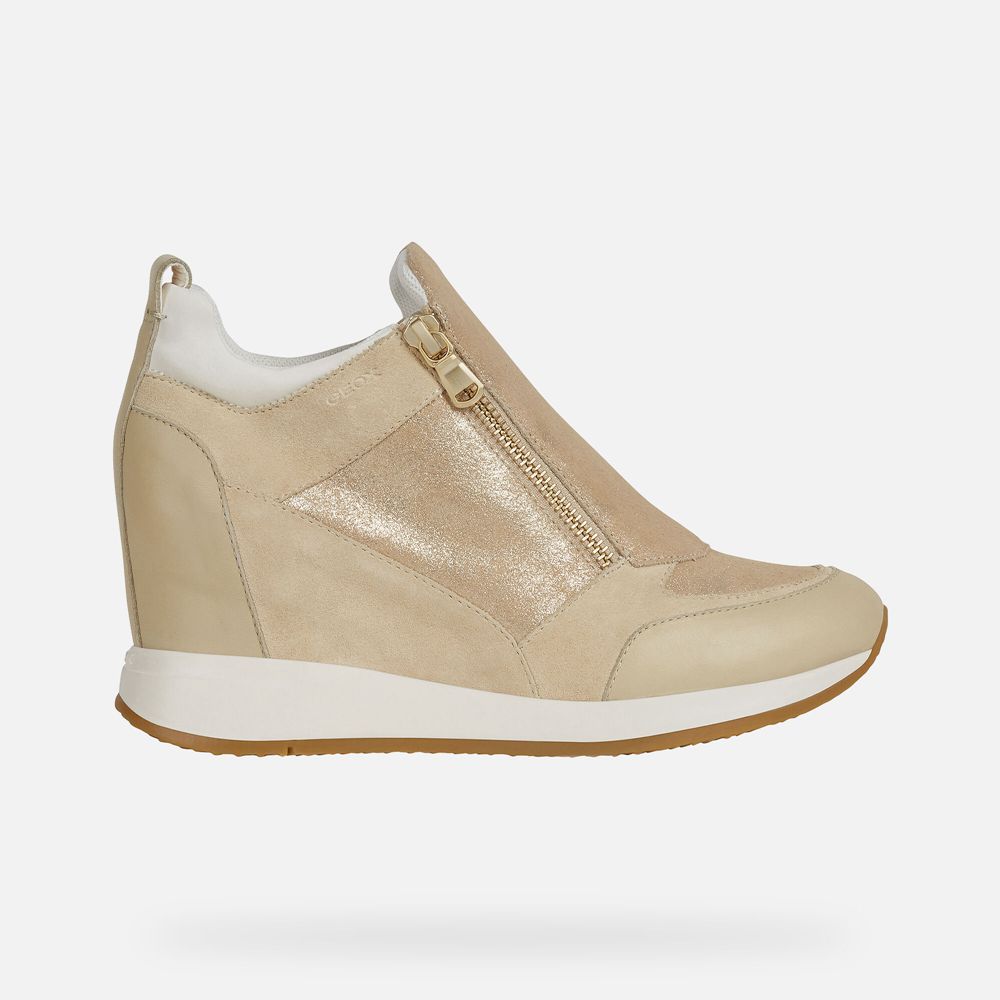 Geox Sneakers Beige Nydame - Geox Womens Shoes - BCWXRY578